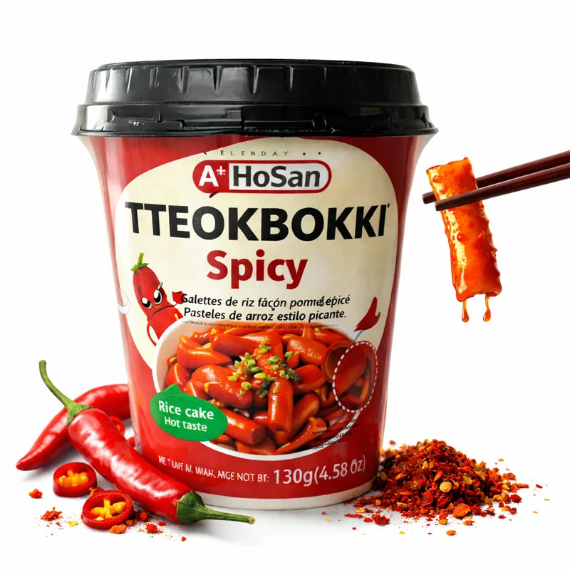 Tteokbokki Coreano instantáneo 130grs | Picante | Hosan