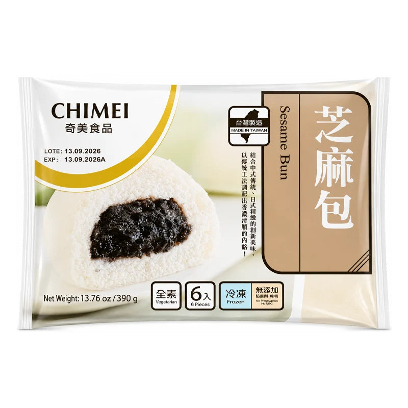 Bao Dulce de Sésamo Negro Chimei 390g
