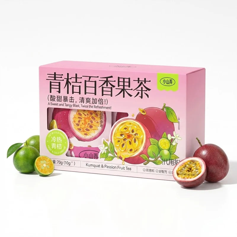 Té de Kumquat y Maracuyá – Frutas Dulce y Ácido 70grs