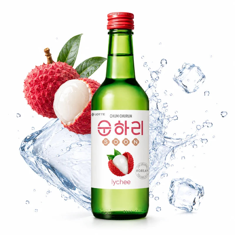 Korean Soju Lychee 350ml | LOTTE