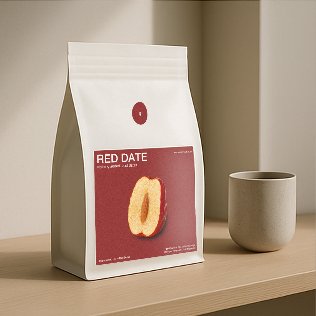 Dátiles Rojos Jujube Premium · Solo fruta, nada más · 500g