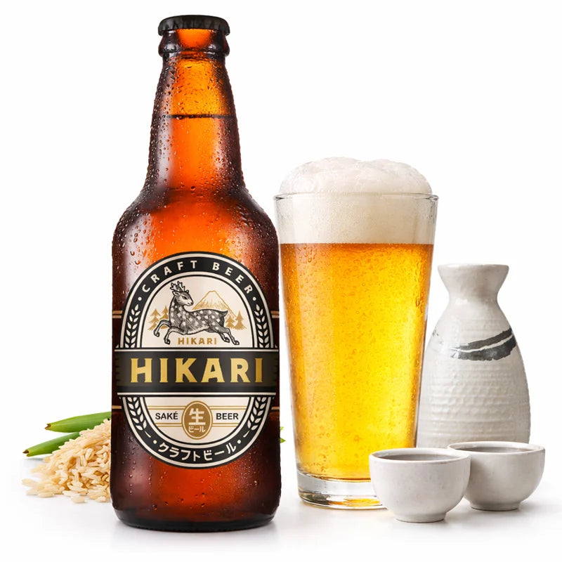 Cerveza Artesanal con Saké 330ml | Japanese Craft Beer con Arroz Japonica