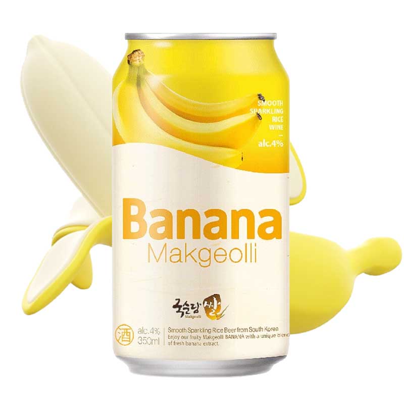 Korean rice wine Makgeolli Banana 350ml 