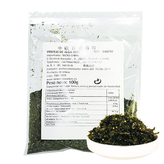Virutas de alga nori